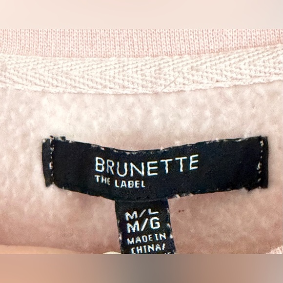 Brunette the Label: Sweatshirt -Size M/L (ptp approx 20in) - Picture 8 of 12